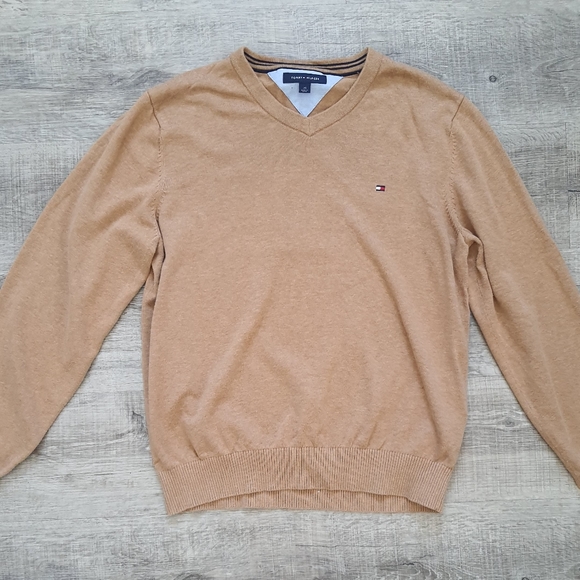 Tommy Hilfiger Mens Tan Sweater - Picture 4 of 9